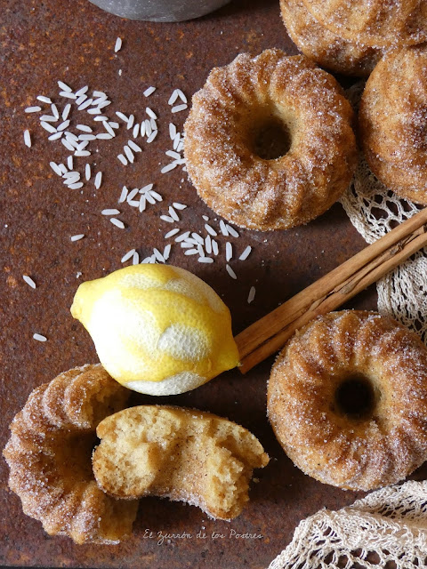 Mini Bundt Cake De Arroz Con Leche
