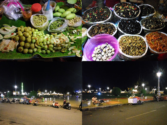 ransel bertopeng, kamboja, Phnom Penh, royal palace park, cemilan