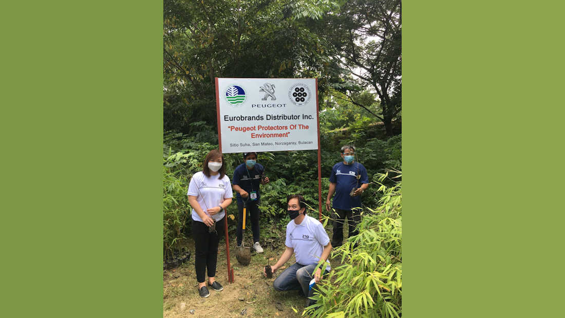 Peugeot PH Plants Trees in Celebration of Brand�s 210th