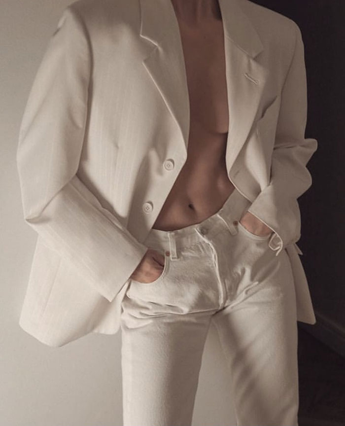 Style File | Spring Trend: The White Trouser Suit / Pantsuit