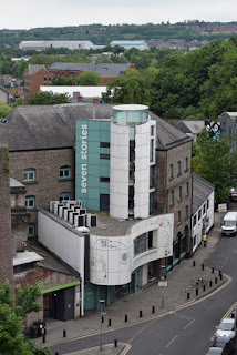 Looking down to 7 Stories from Byker Bridge.