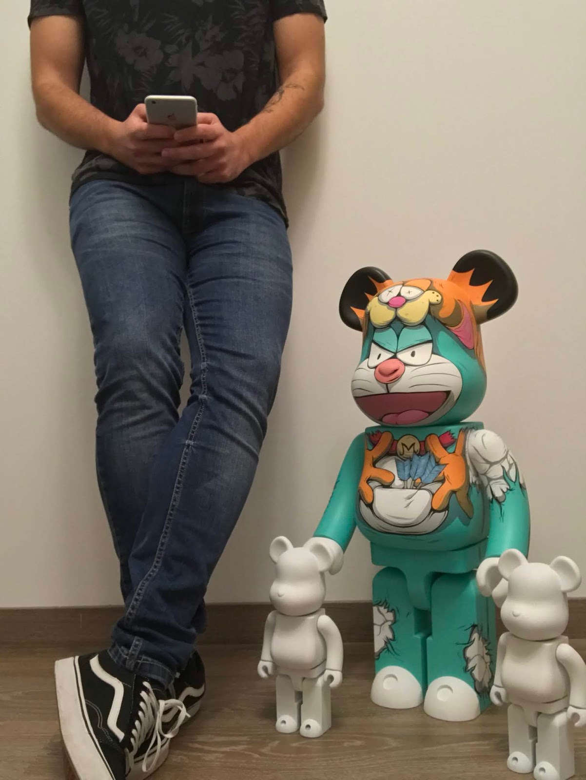 bearbrick doraemon 1000