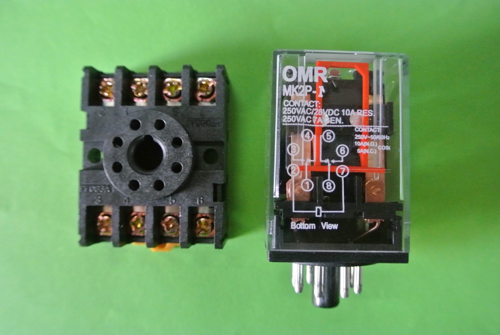 Membuat Ups Menggunakan Relay 220Vac Kabel Elektronik