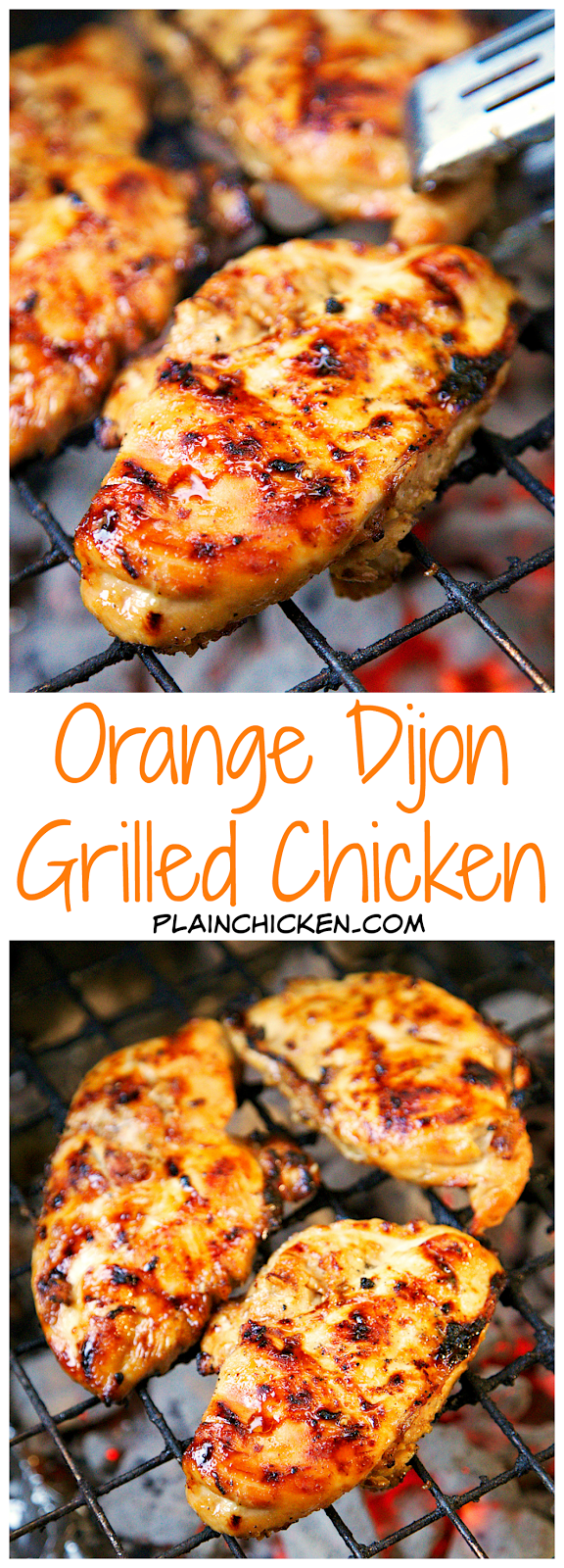 Orange Dijon Grilled Chicken Plain Chicken®