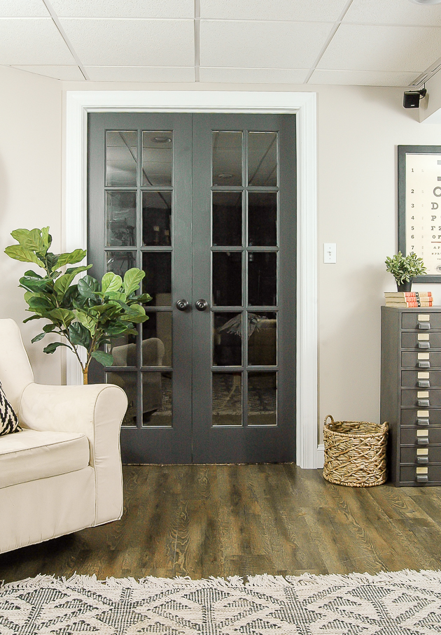 The Power Of Paint Dark Painted Interior French Doors