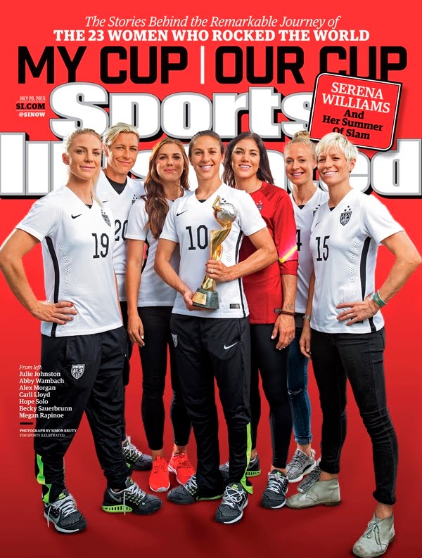 The U.S. Women's National Team wins the World Cup... go ahead, play like a girl.