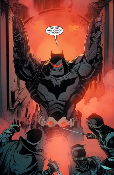 muñeco batman con armadura