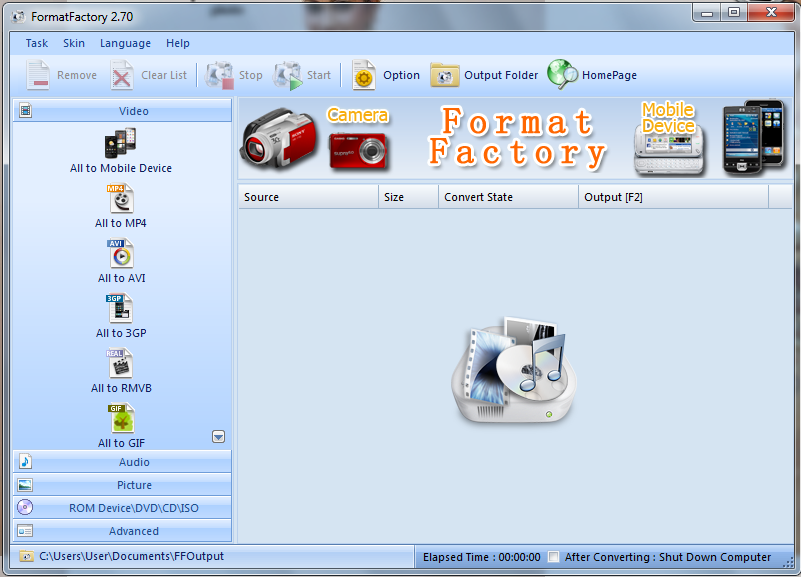 Format factory
