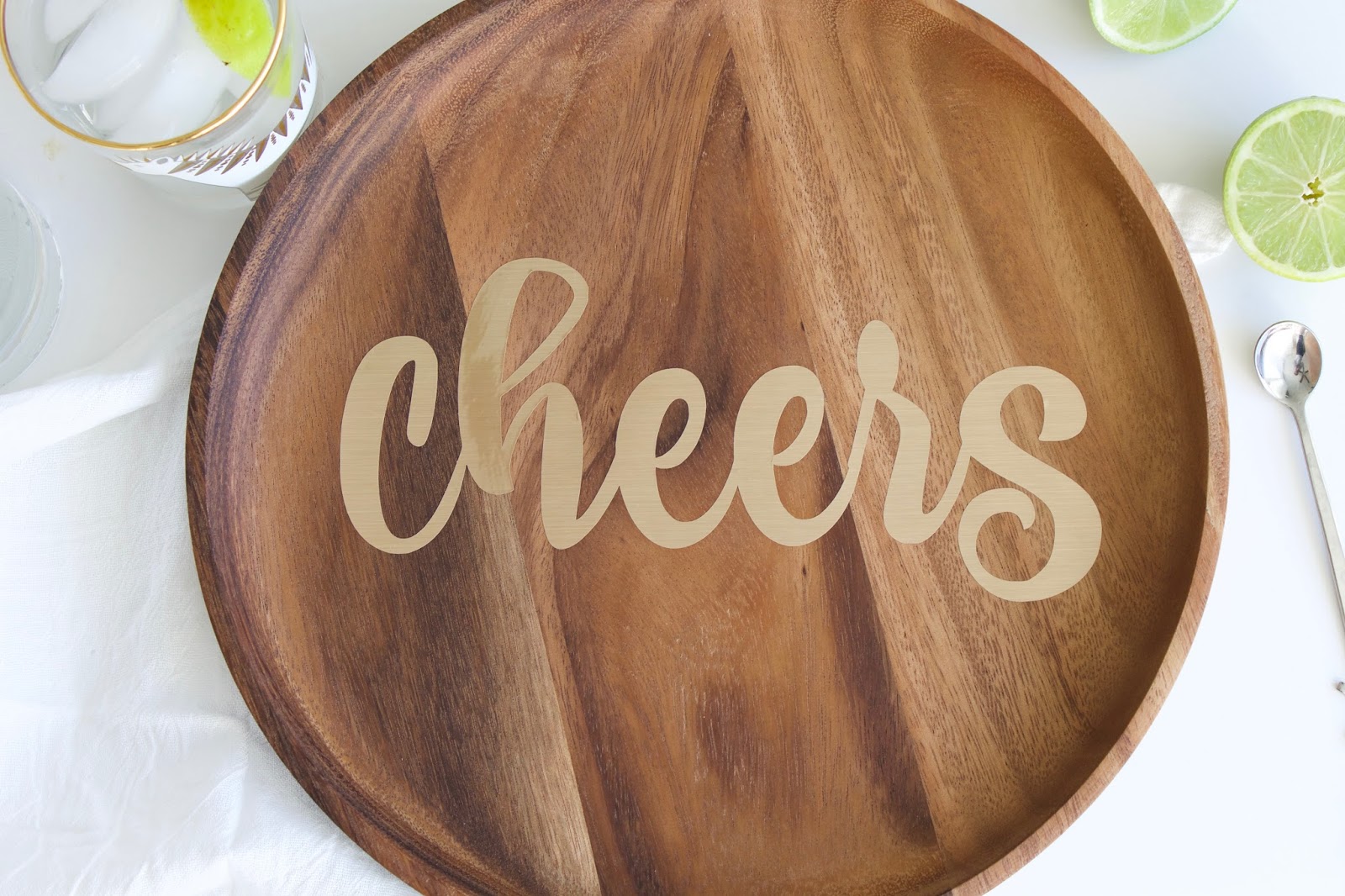 Cheers DIY bar tray Hello Beautiful