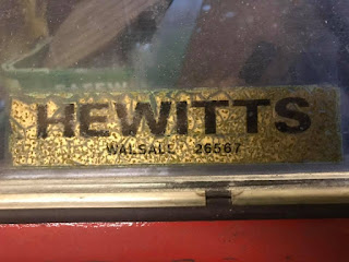 Hewetts of Walsall rear window sticker.