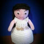 patron gratis muñeca comunion amigurumi | free pattern amigurumi communion doll