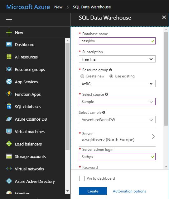 All about SQLServer How to load data from Azure Data Lake Store into