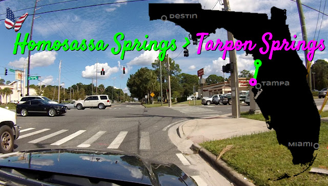 Homosassa Springs nach Tarpon Springs, Florida USA