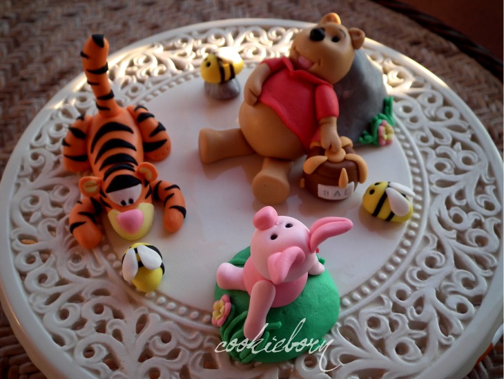Made by me… Arhan�ın Winnie The Pooh Temalı Pasta Figürleri