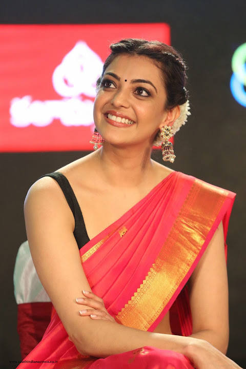 Kajal Agarwal at Nene Raju Nene Mantri Audio Launch