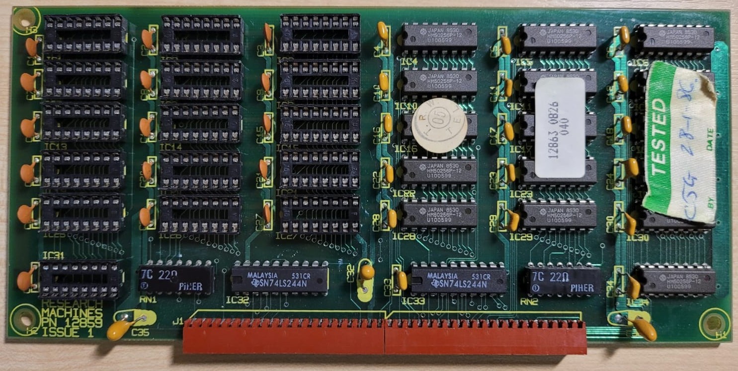 RM Nimbus PC-186 Memory Module Upgrade
