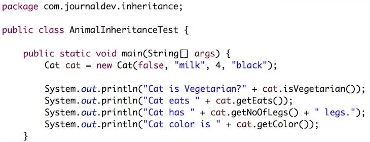 Java Language Example