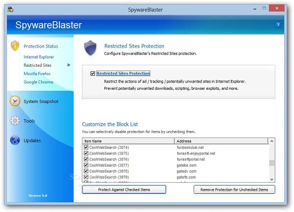 3- برنامج SpywareBlaster
