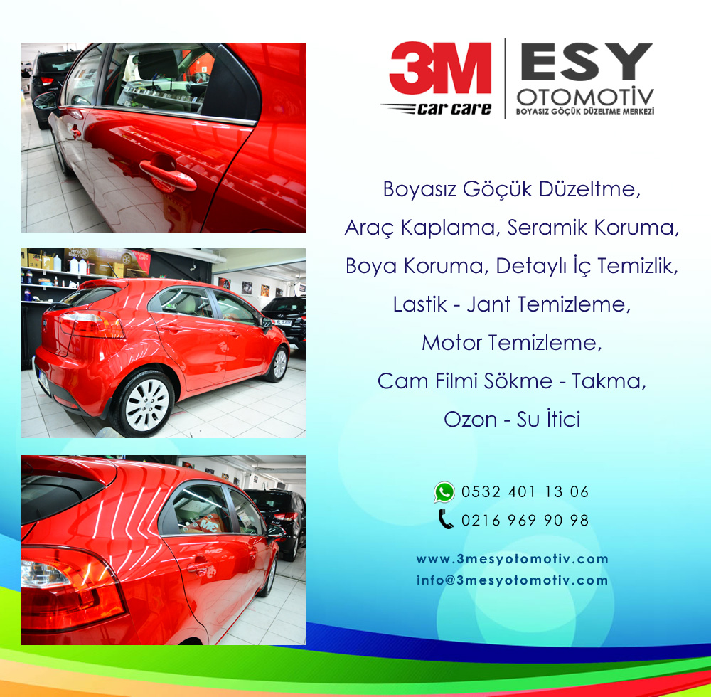 boyasiz dolu gocugu duzeltme onarim 3m esy otomotiv blogger