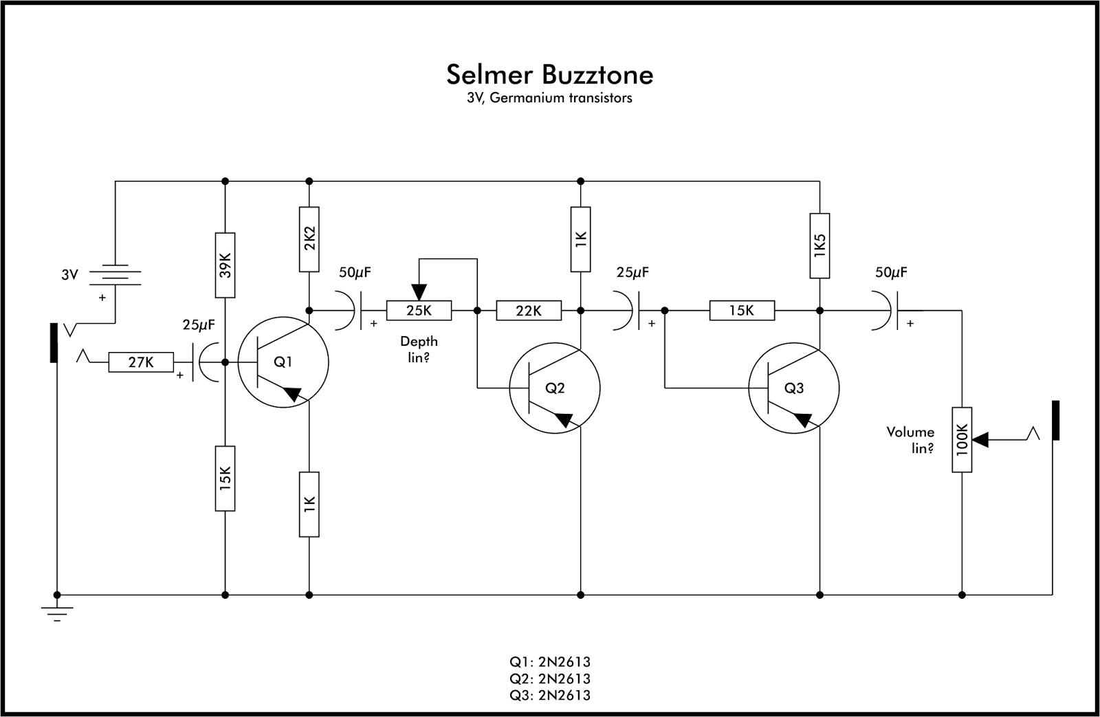 Selmer Buzz Tone Schematic