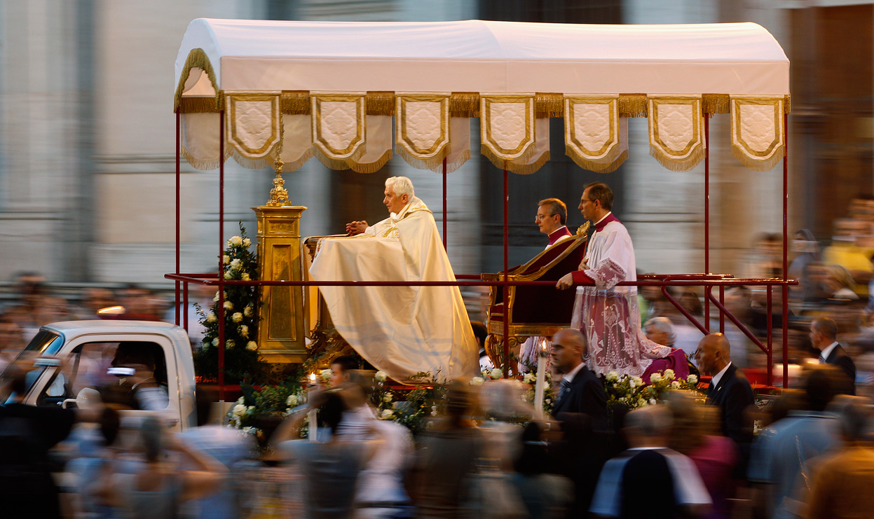Scuola Ecclesia Mater: La processione del Corpus Domini quando era