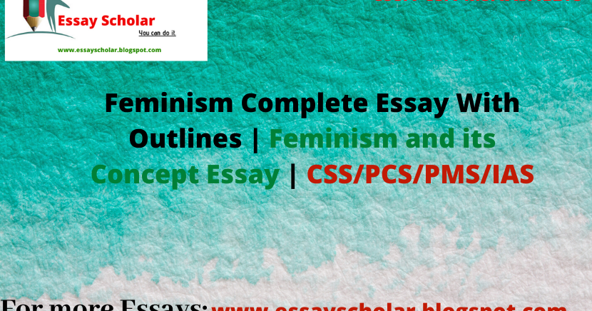 feminism is for everybody essay upsc