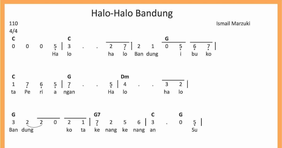 Kunci Ukulele Lagu Halo Halo Bandung Kunci Ukulele Lagu Halo Halo Bandung
