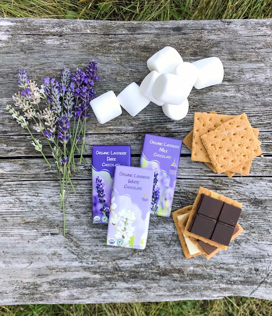 How to make gourmet Lavender Chocolate S'mores