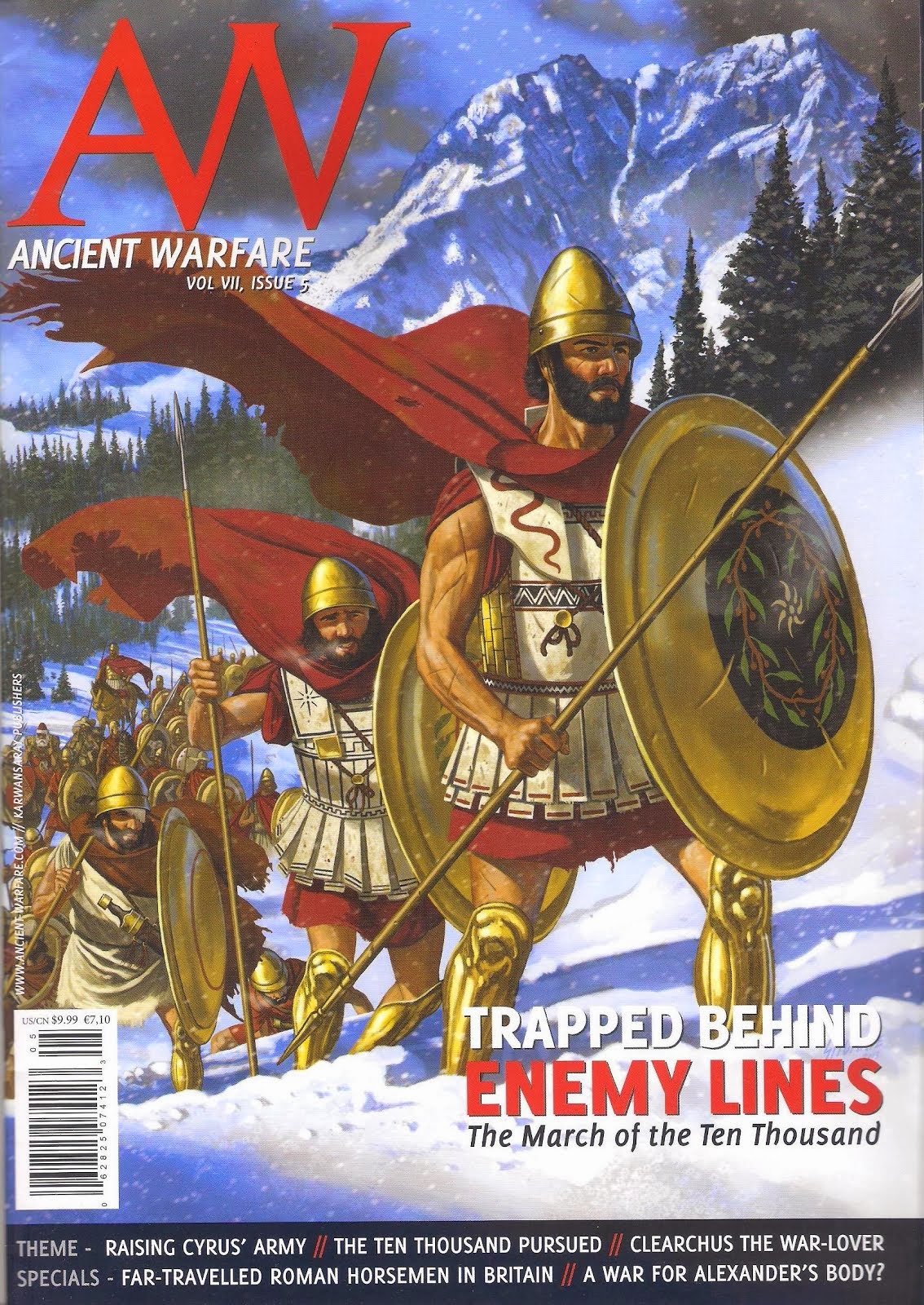 Δημοσίευση Μελέτης στο Περιοδικό "ANCIENT WARFARE MAGAZINE", Δεκέμβριος 2013