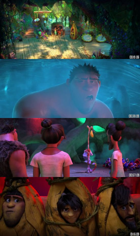 The Croods A New Age 2020 BRRip 720p 480p Dual Audio Hindi English Full Movie Download