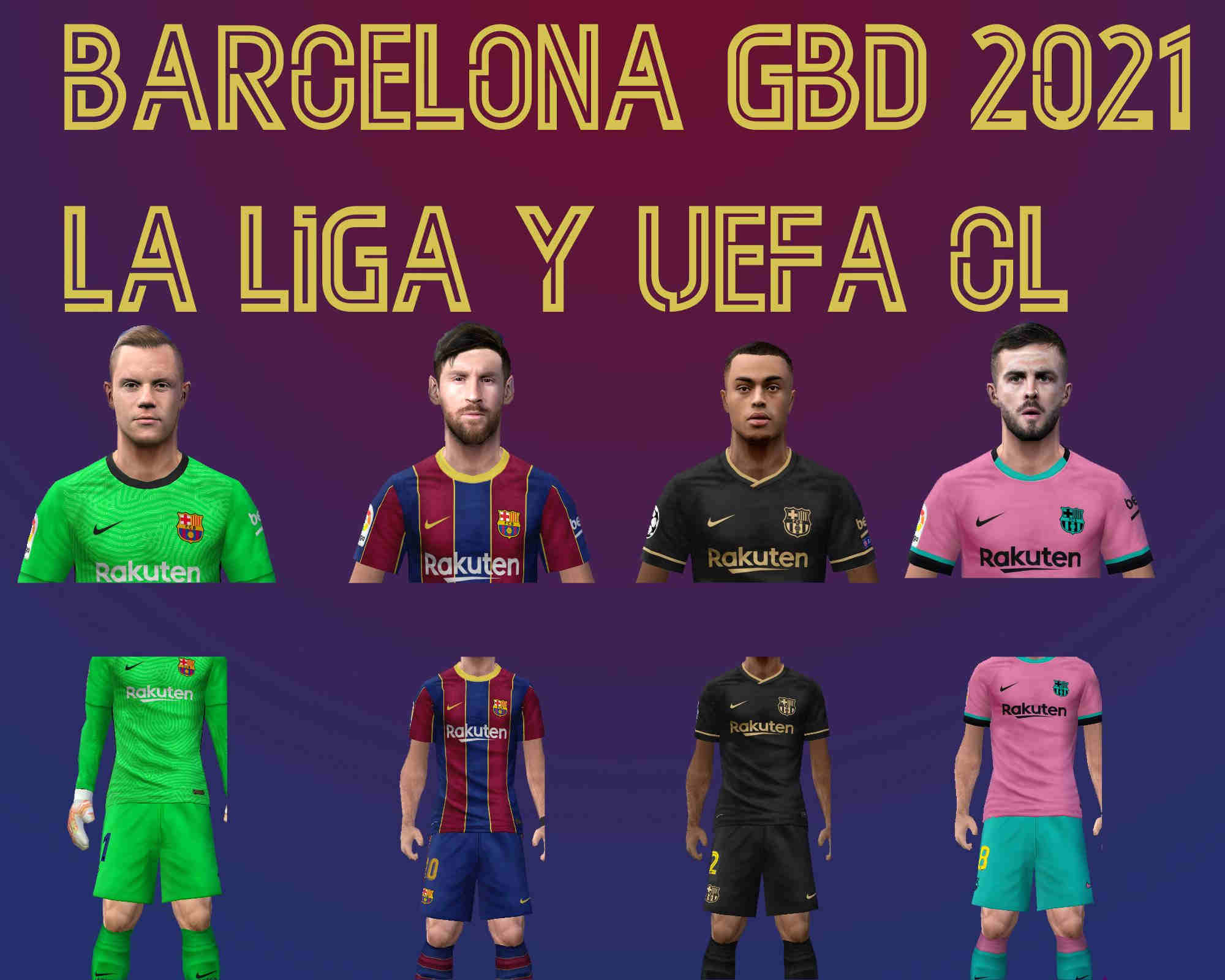 Ultigamerz Pes 6 Fc Barcelona 2020 21 Gdb Kits Hd