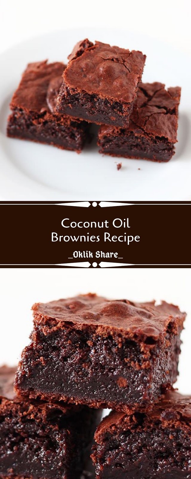 Coconut Oil Brownies Recipe