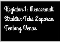 Kegiatan 2 Mencermati Informasi Laporan Tentang Venus Bahasa Indonesia Kelas 9 Operator Sekolah