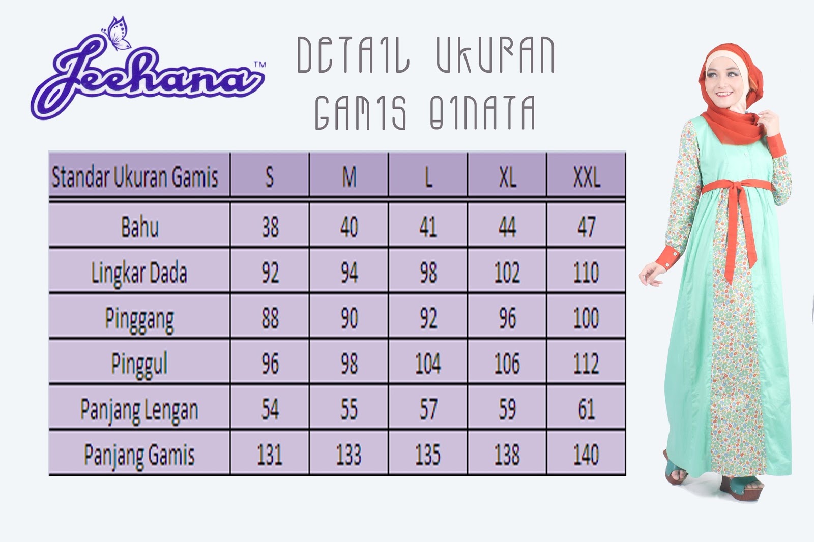 Ukuran Gamis Xxl Nusagates