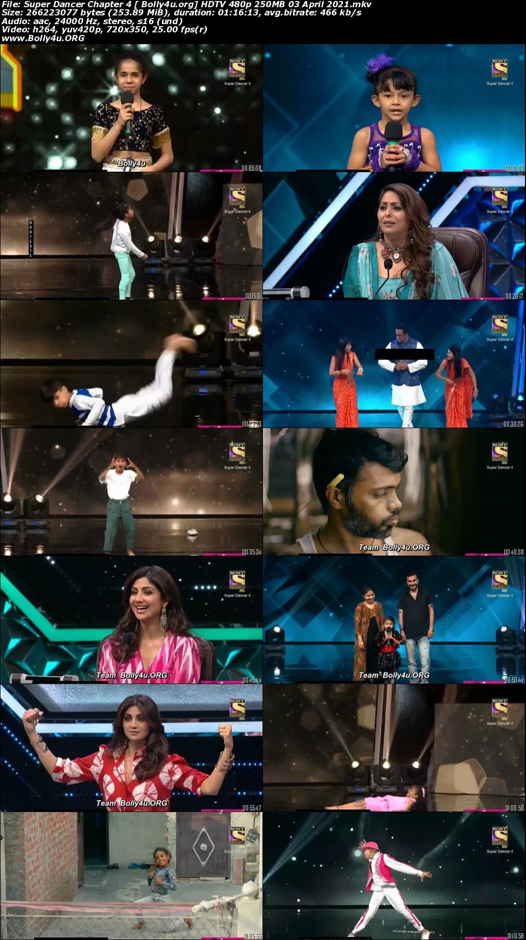 Super Dancer Chapter 4 HDTV 480p 250MB 03 April 2021 Download