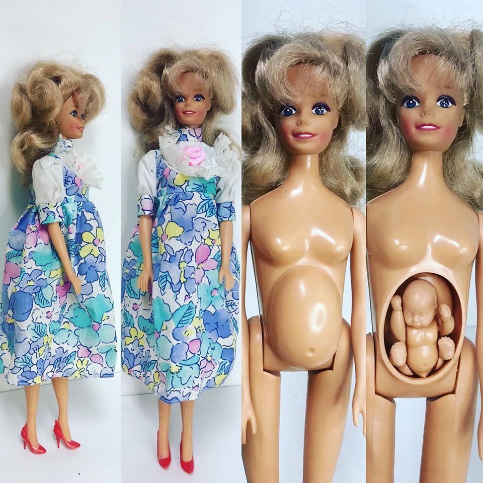 Boneca barbie gravida original comprar