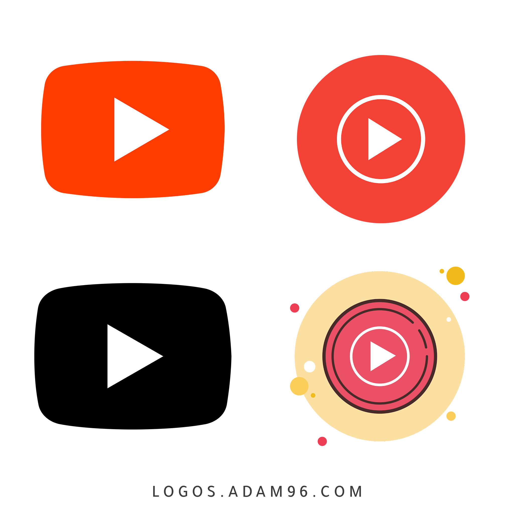 Download YouTube Icon Black Icons icons8 Free