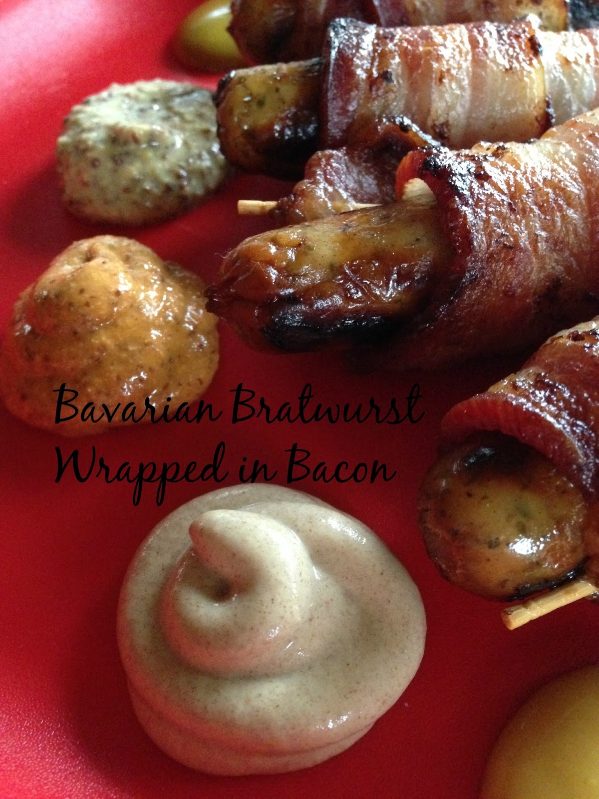 Bavarian Bratwurst Wrapped in Bacon Turnips 2 Tangerines