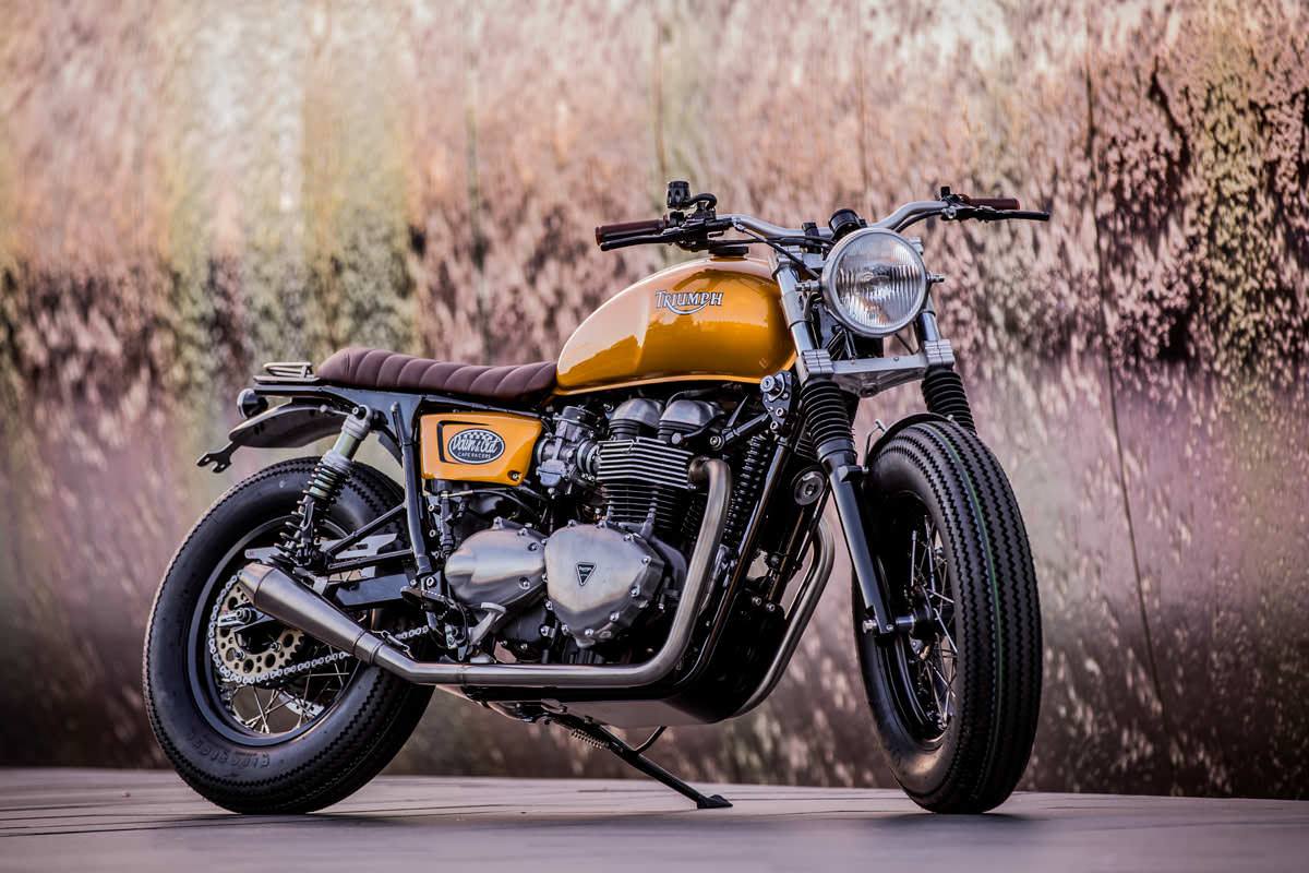 Motorcycle Modification Triumph Thruxton 900 By Down Out Caf