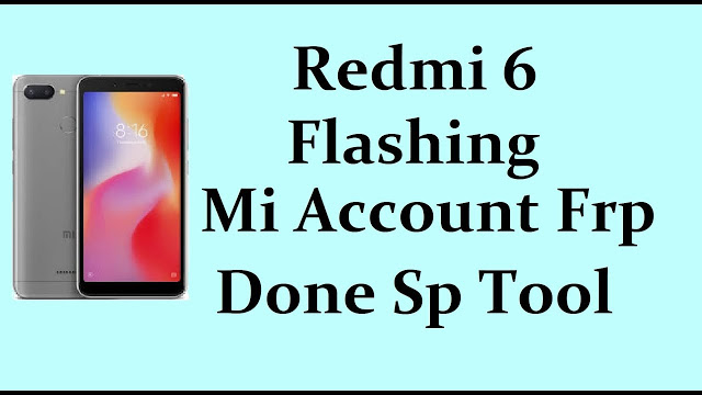 Xiaomi Redmi 6 (cereus) Mi Account Remove