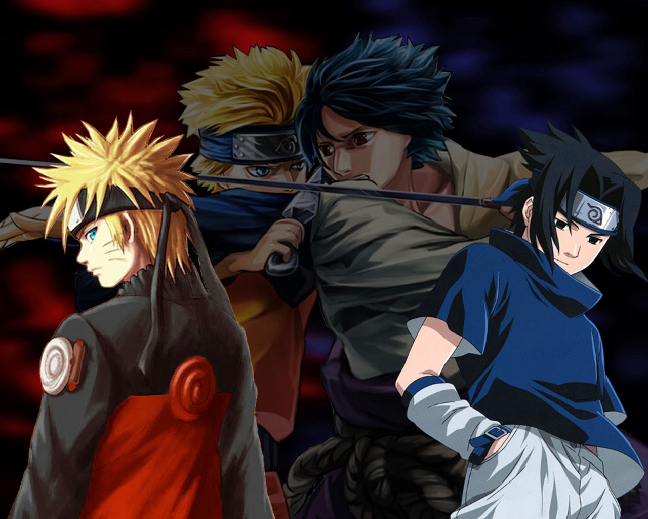 naruto gambar naruto Vs sasuke