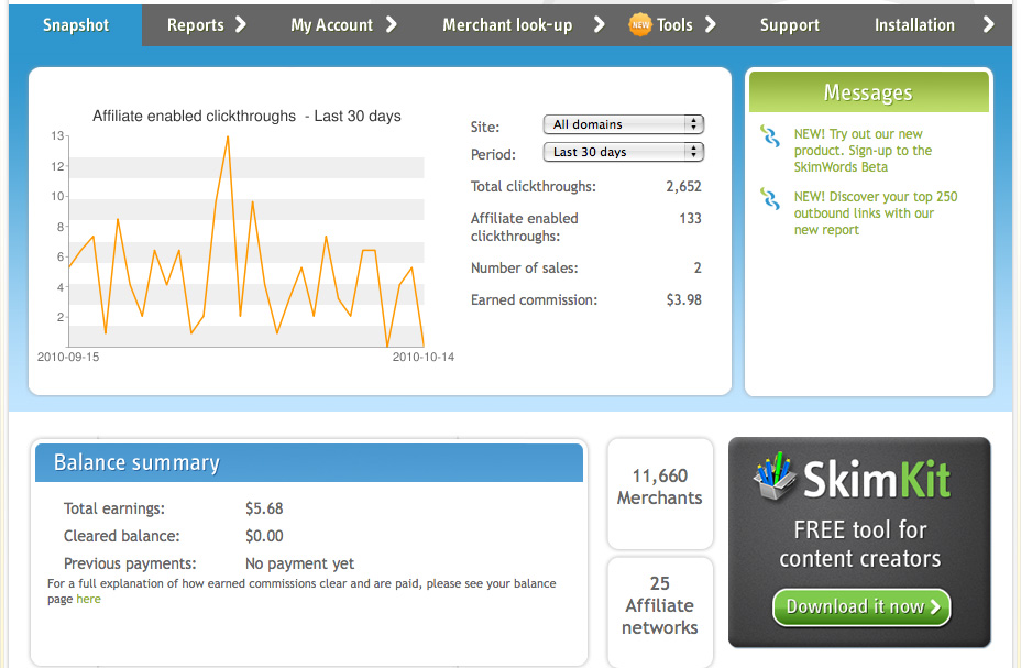 versus46 a.k.a Viglink vs Skimlinks