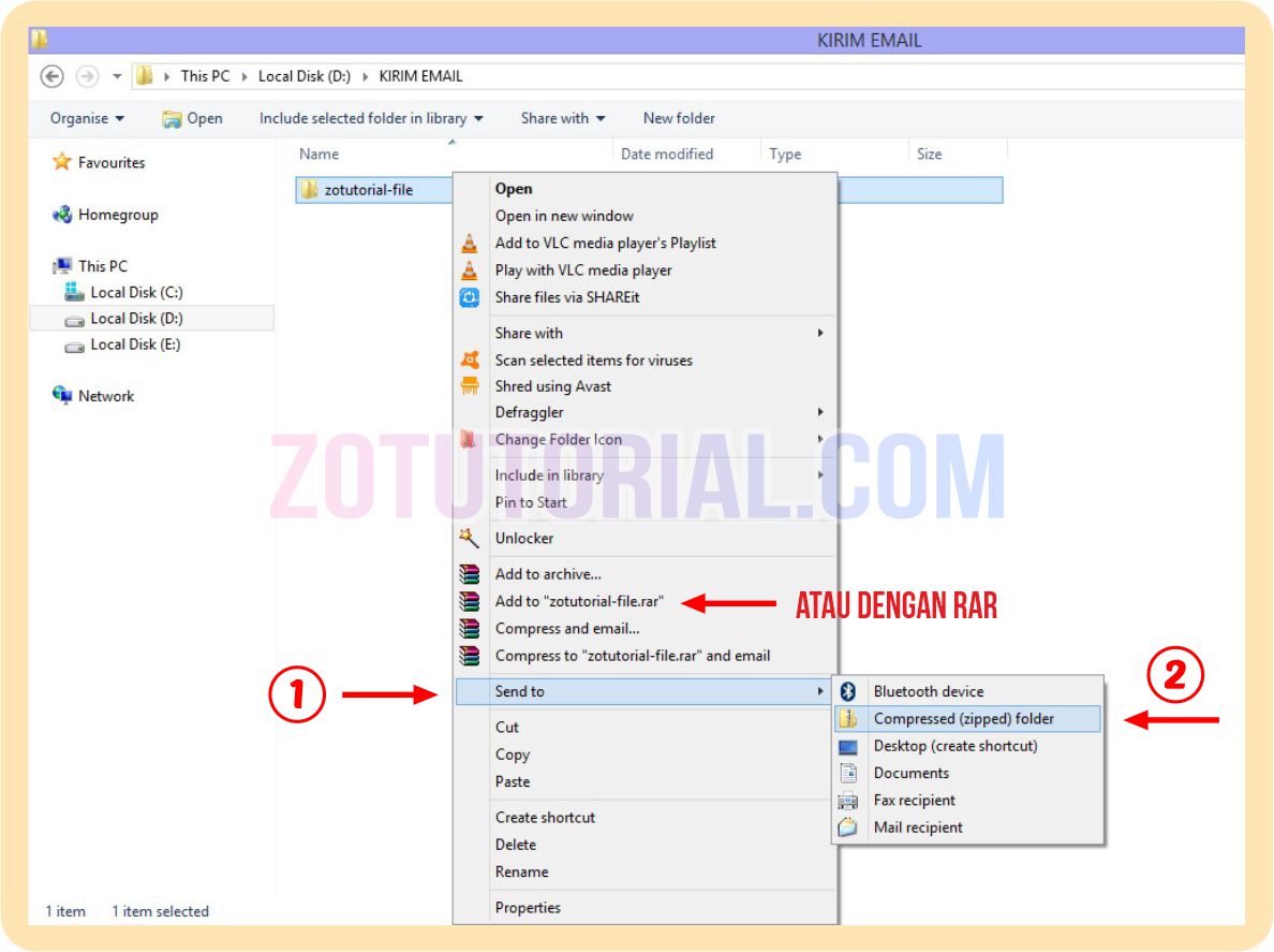 5 Langkah Mengirim Folder Lewat Email Gmail di HP dan Laptop zotutorial