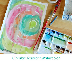 abstract watercolor circular tutorial painting tutorials creative watercolour watercolors growcreative engh elise studios bloom