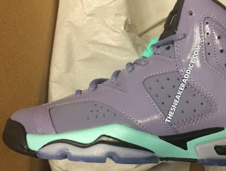 Wholesale Nike Air Jordan Vi 6 Retro Mens Shoes Light Purple Sky Blue Hot New, Price: $96.00 