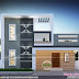 1222 Sq-ft East facing house by Shristi Home Designs 