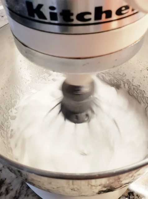 stand mixer with egg whites