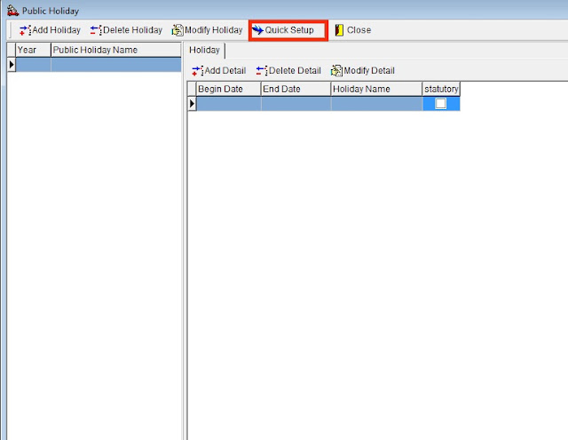 Setting software mesin absensi spc