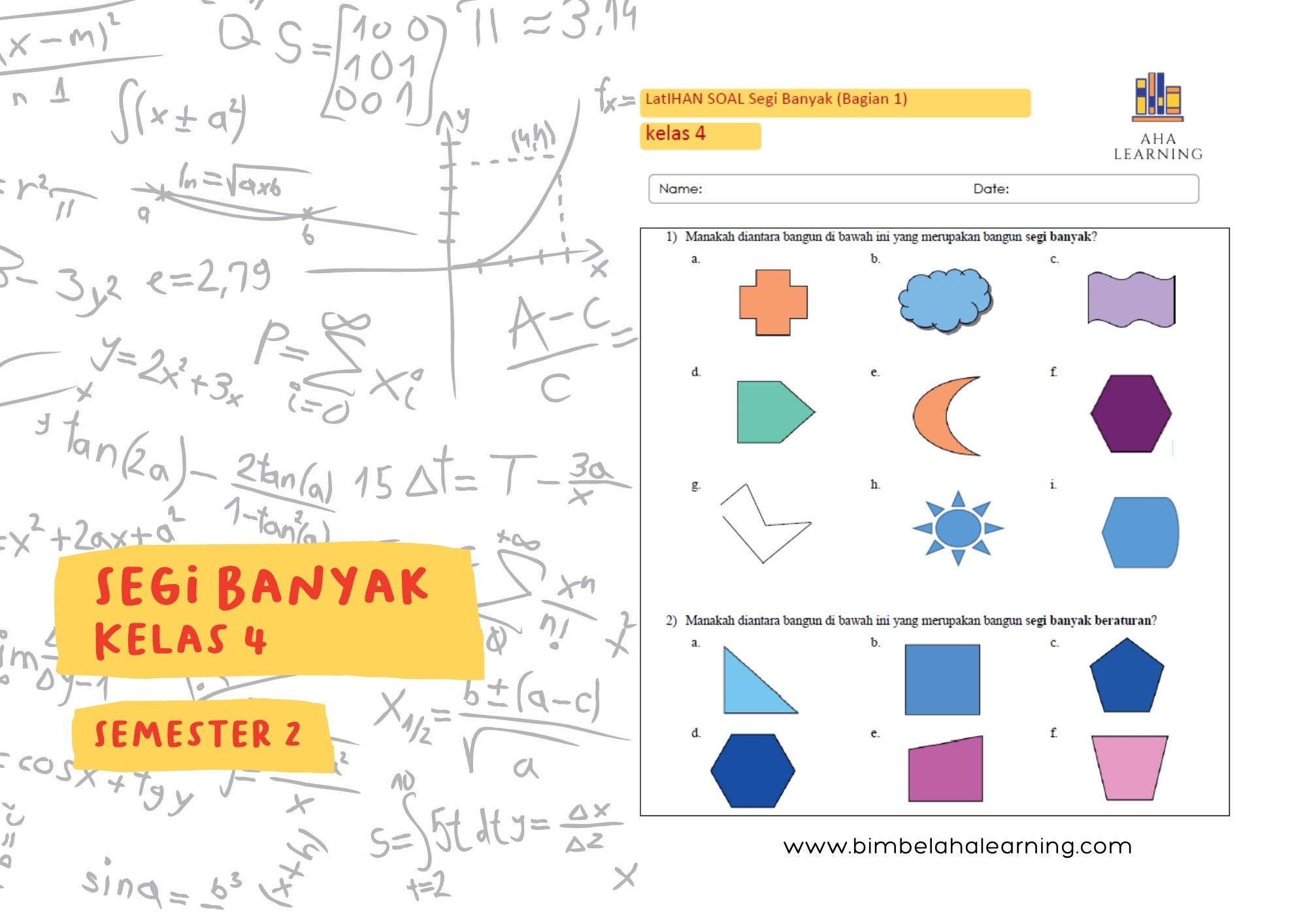 Menguasai Segi Banyak: Latihan Soal dan Pembahasan untuk Siswa Kelas 4 SD Semester 2