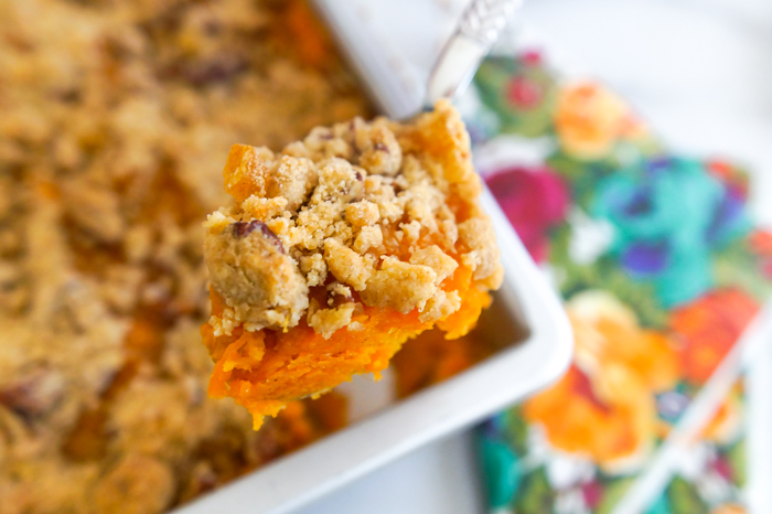 pecan streusel sweet potato casserole